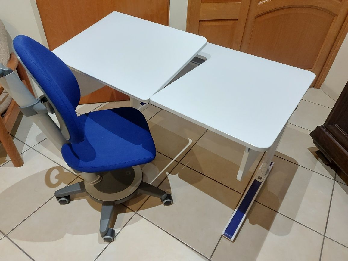 MOLL Champion left up biurko dla dziecka,krzesło Moll fotel-Nowy model