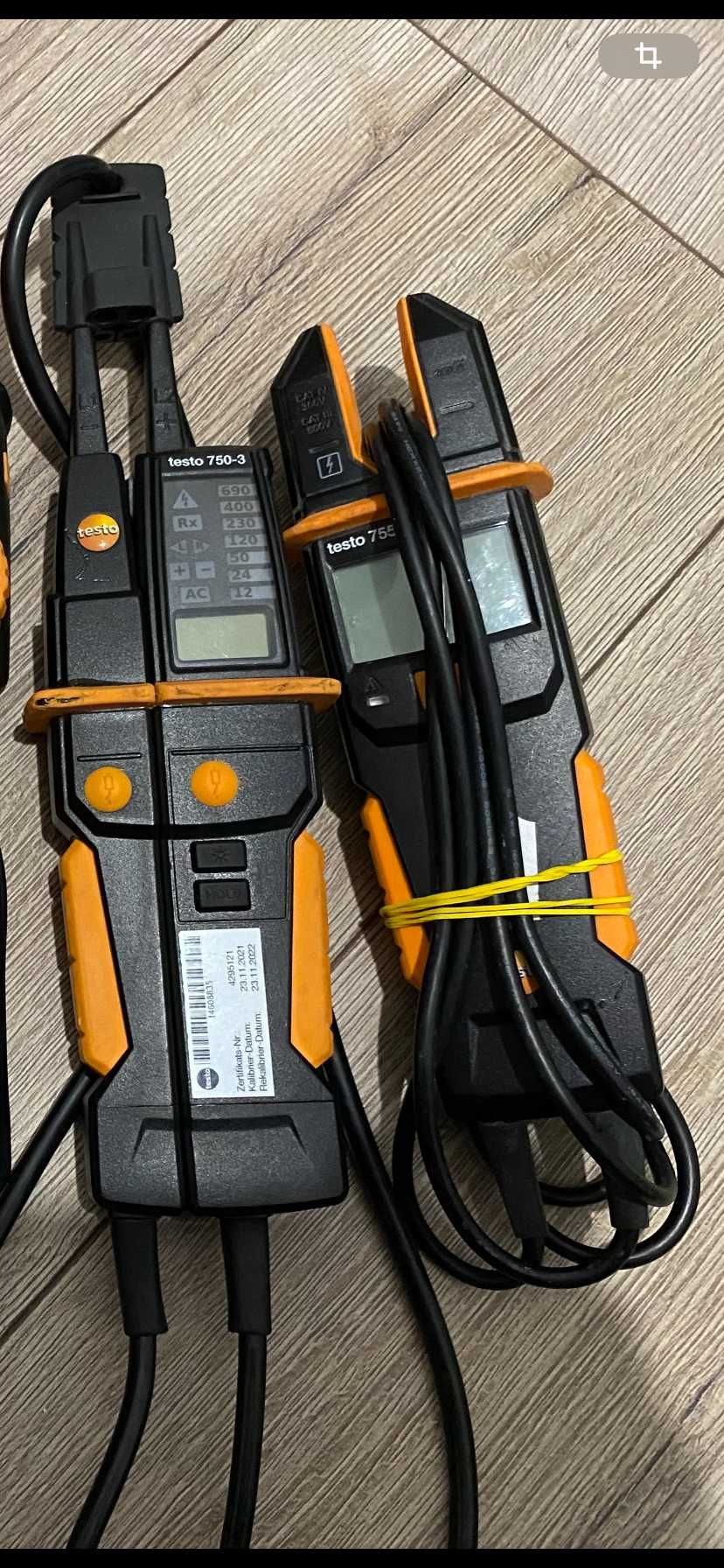 Testo 750-3 тестер напруги/Testo 755-2 - тестер напруги і струму