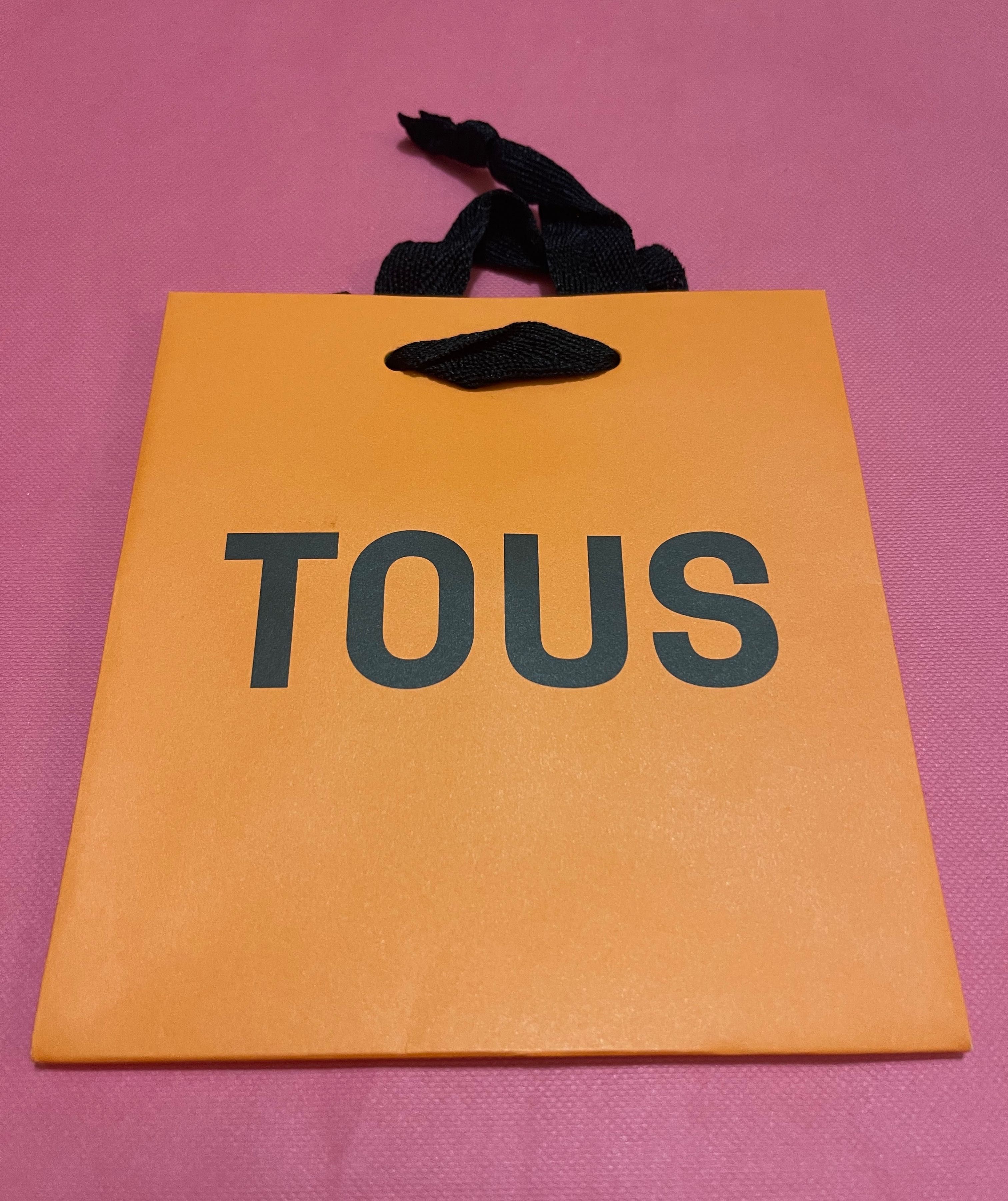 Tous pudełko pomarańczowe 10 cm + torebka nowe 1 sztuka