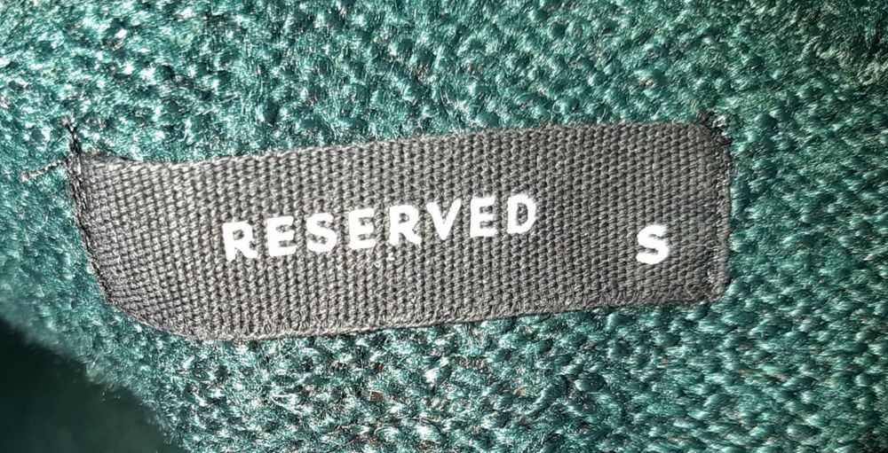 Zielony sweter/sukienka Reserved S/M