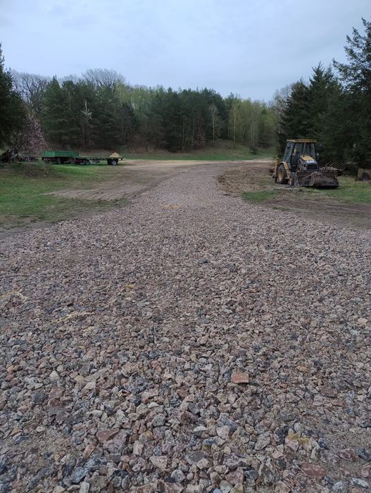 Usługi minikoparką i transport wywrotką. Drenaże i odwodnienia