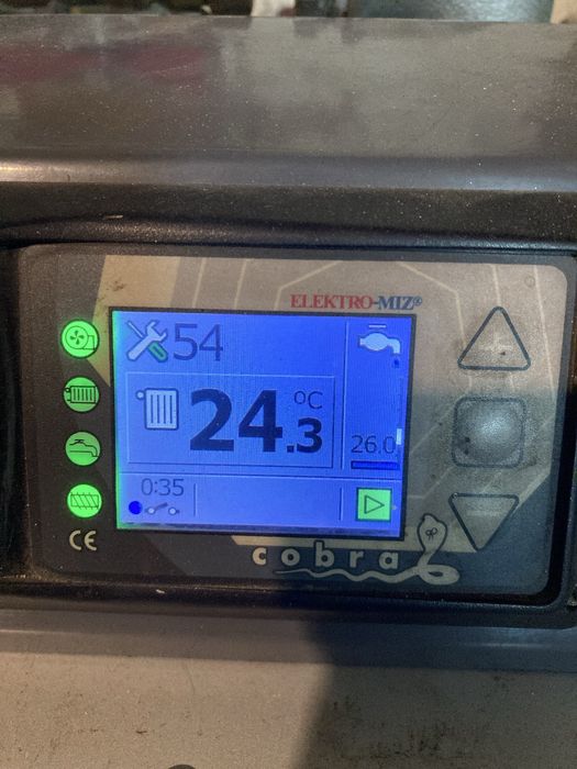 Sterownik pieca cobra z podajnikiem na ekogroszek