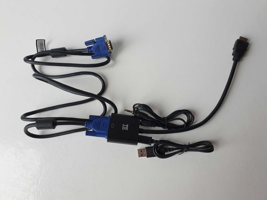 адаптер   HDMI to VGA jack 3.5mm microUSB TechRise Samsung 1.8м