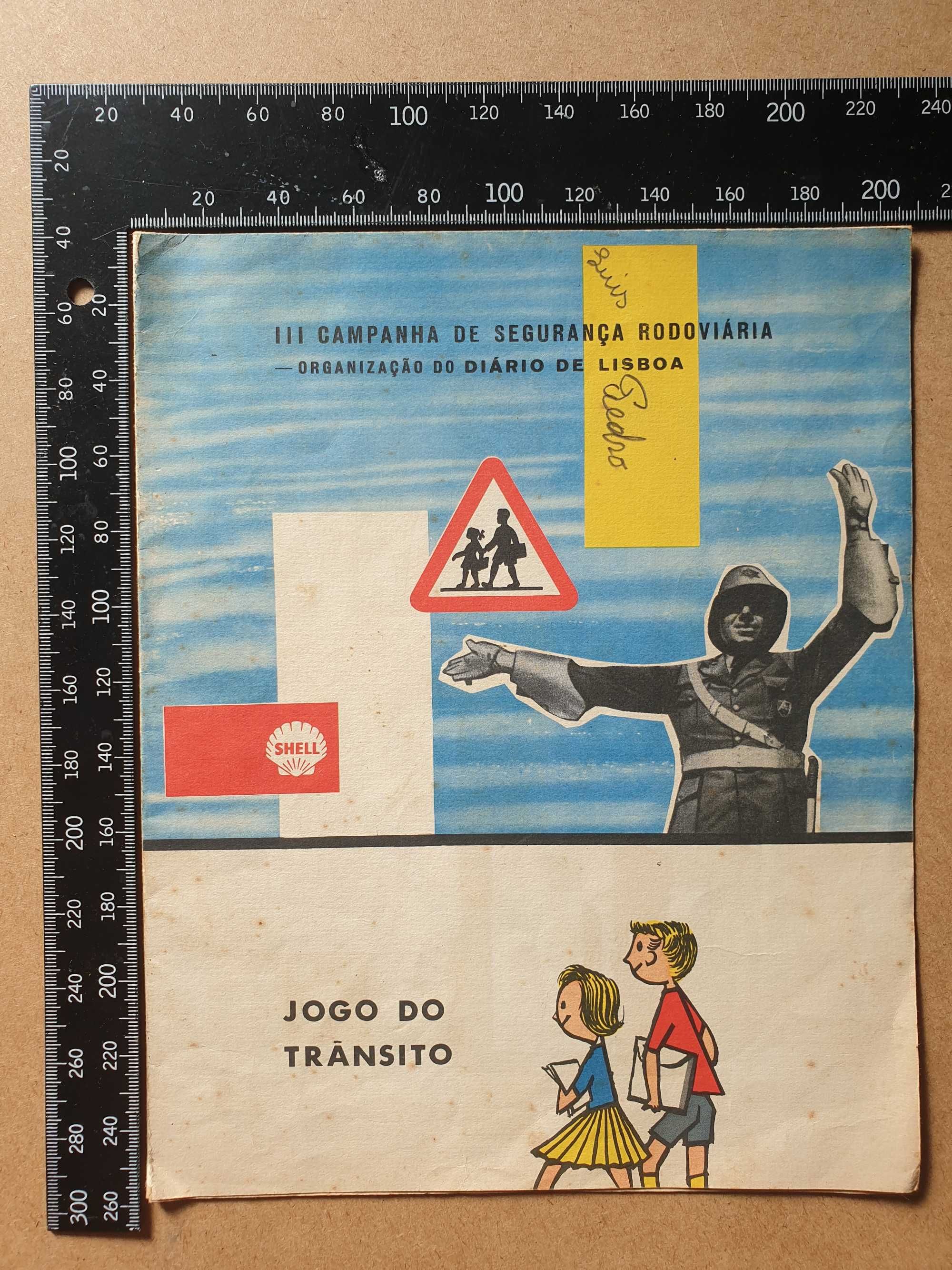 Antigo Jogo Promocional SHELL Jogo do Trânsito - Anos 60