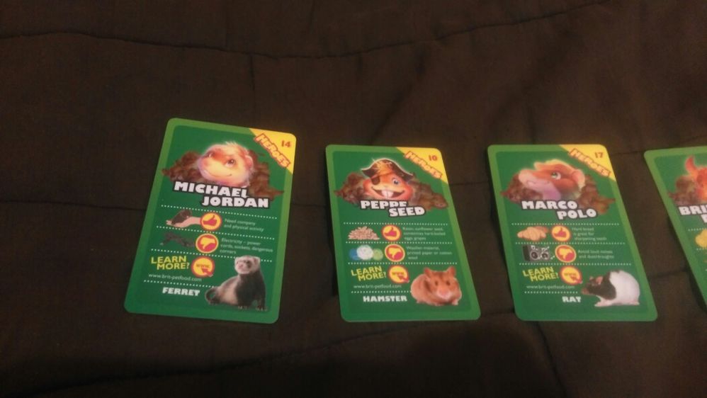 Karty ze zwierzętami Brit-petfood