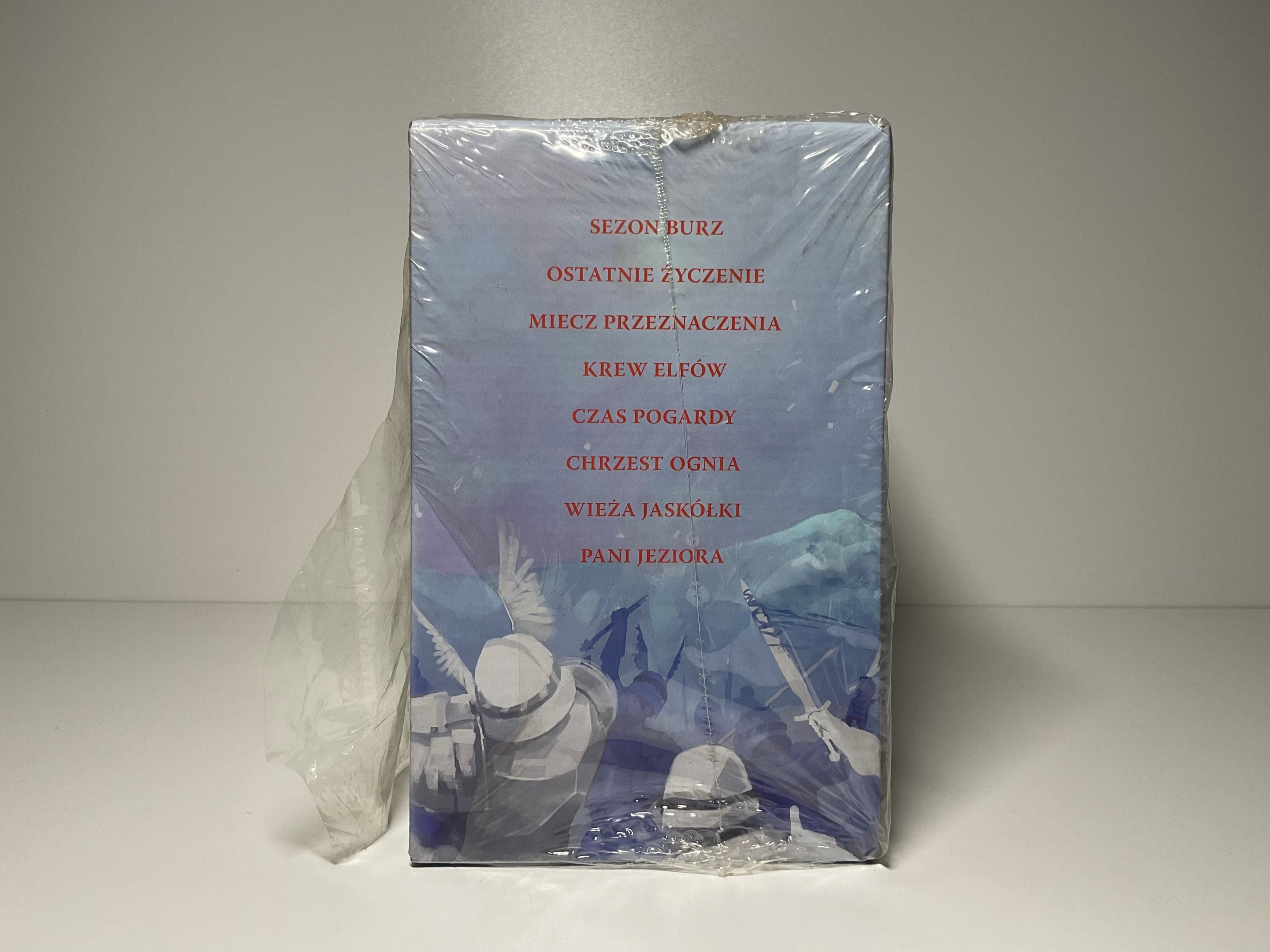 Wiedźmin Biała Saga Wydanie Białe Tomy 1-8 w Etui -UNIKAT NOWA W FOLII