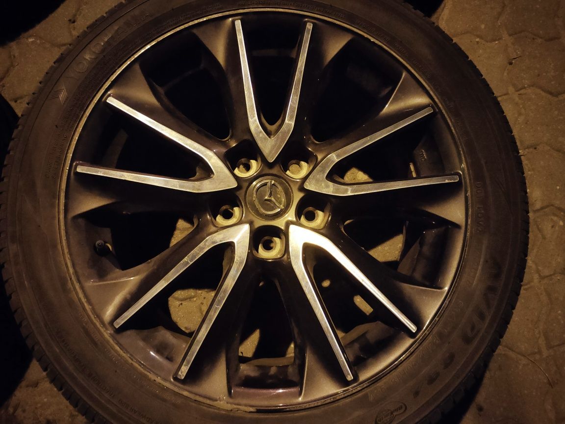 4 oryginalne koła 18 " do Mazda cx3 felga aluminiowa plus opony