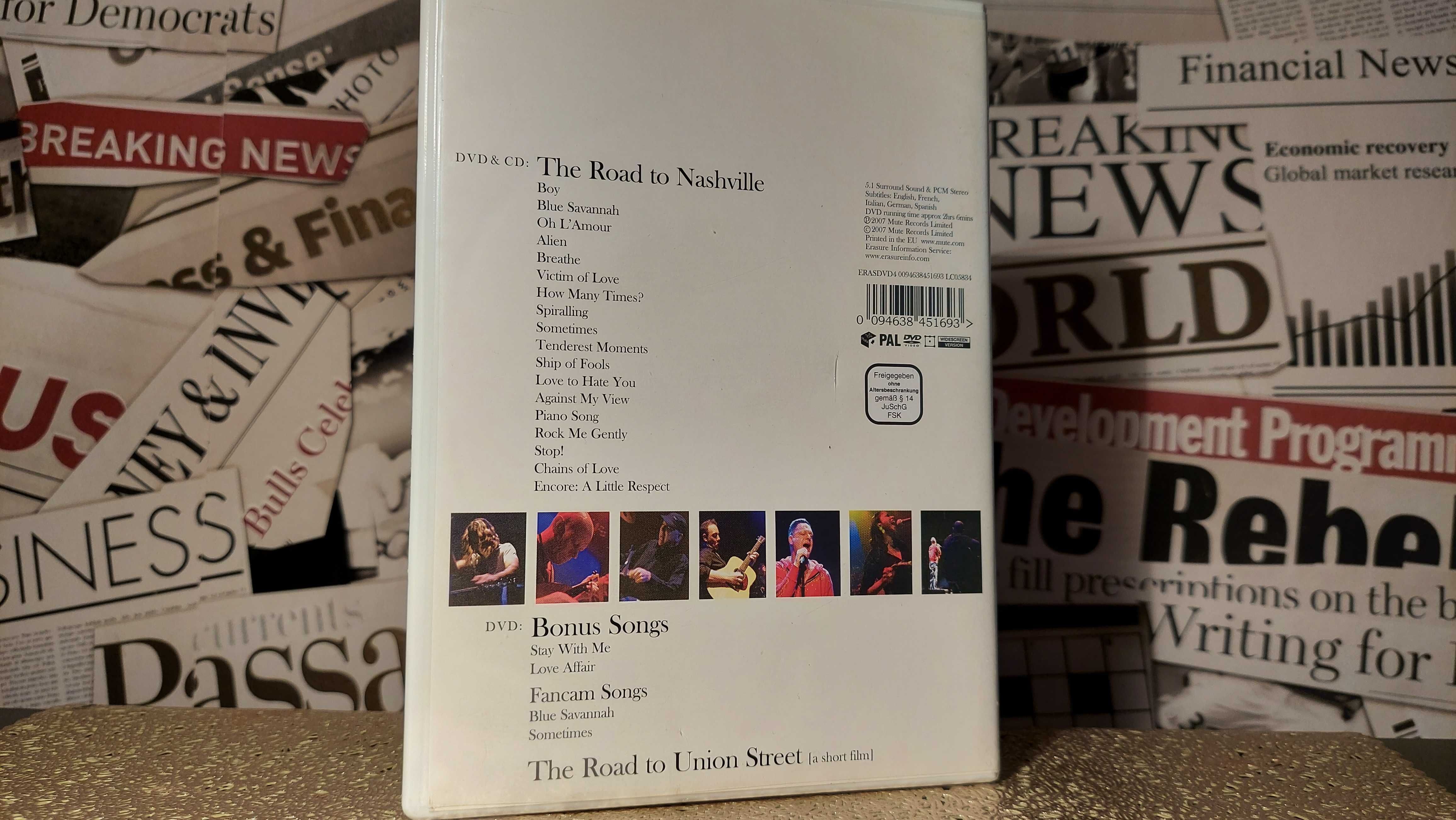 Erasure - On The Road To Nashville Live Koncert DVD + CD