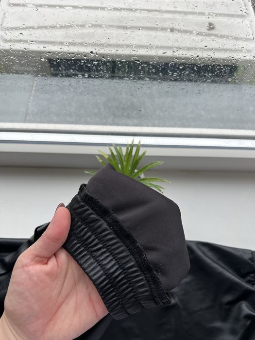 18 розмір 52 54 матові шкіряні з еко шкіри штани брюки джогери батал