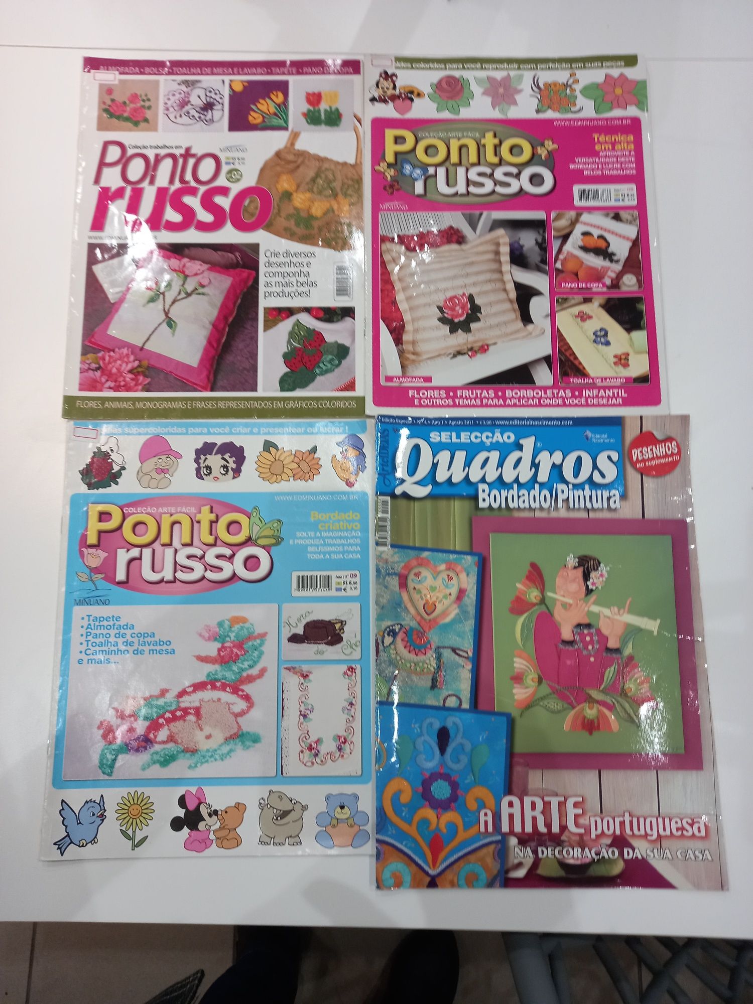 Revistas de artesanato e costura