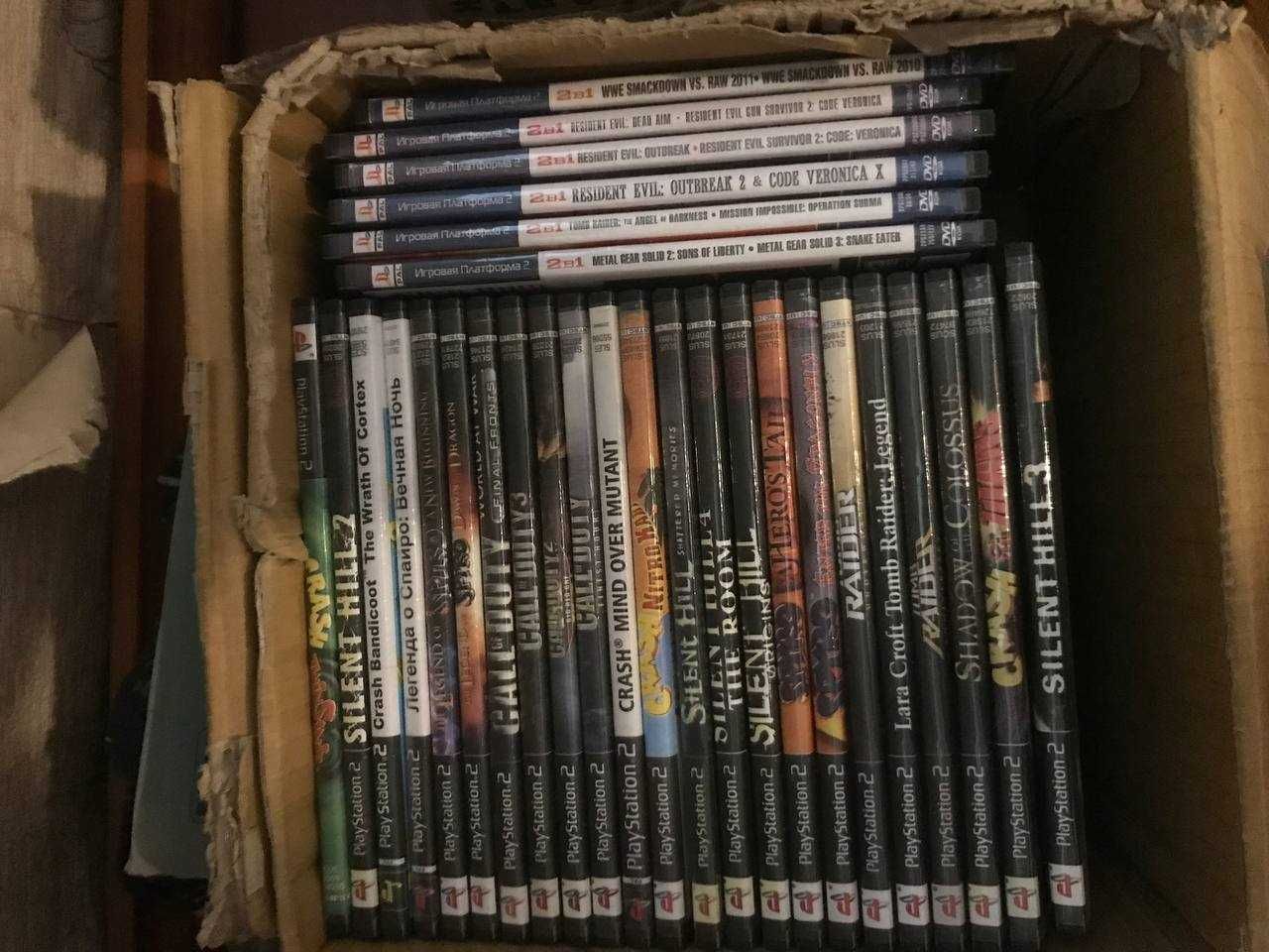 PS1, две PS2, запуск с диска так и с флешки, комплект 100+ игр