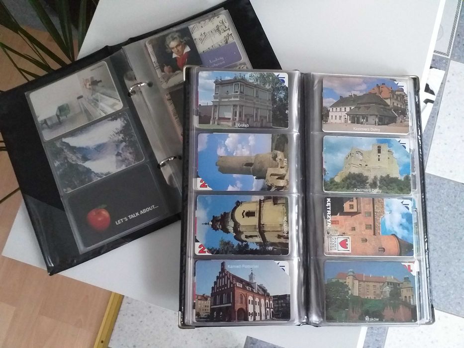 Stare karty telefoniczne polskie i zagraniczne - 147 szt.