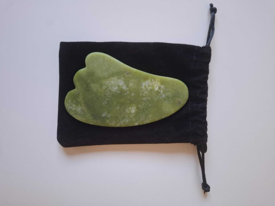 !Nowy! Kamień Gua Sha + czarny woreczek!