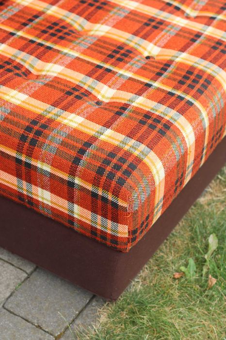 Fotel modułowy rozkładany Niemcy lata 70 vintage