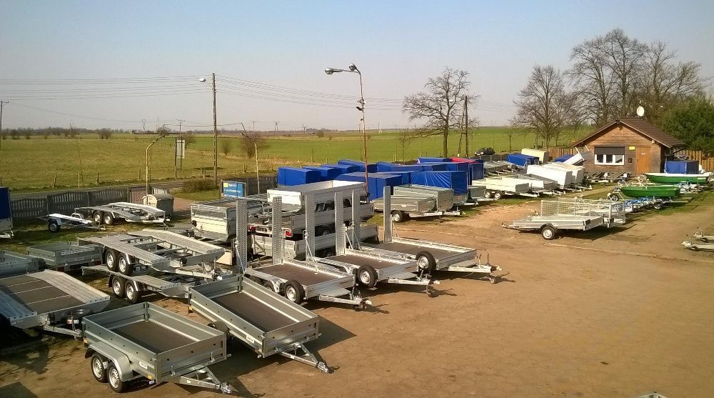 Przyczepka resorowana NEPTUN 263x129 spawana dostawa cała Polska