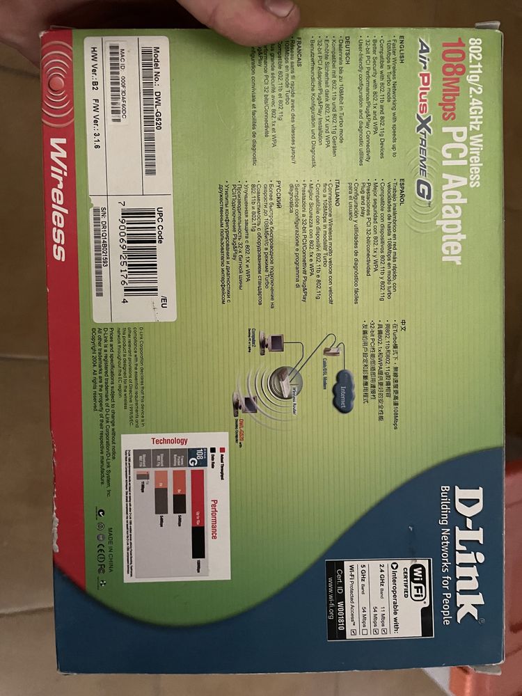 D-link DWL- G520