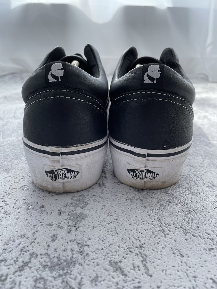 Шкіряні кеди Vans x Karl Lagerfeld