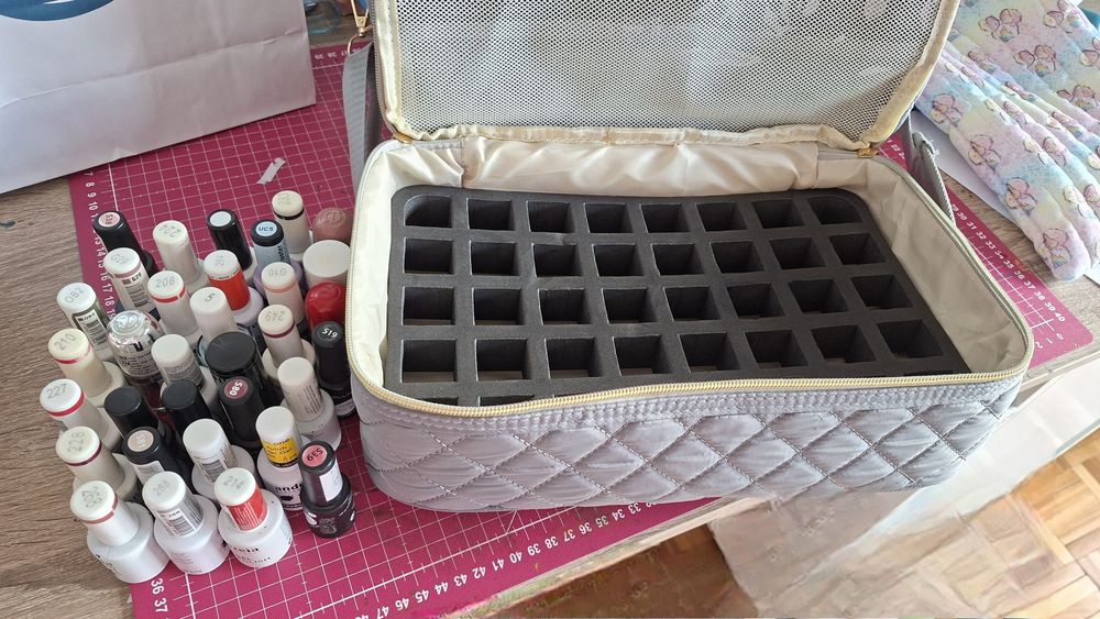 Bolsa + vernizes + vernizes gel