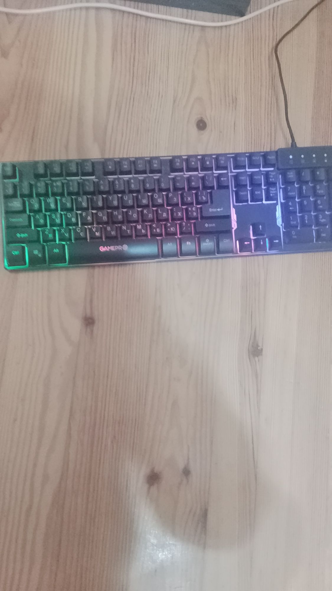 Клавіатура game pro gk576 мембранна