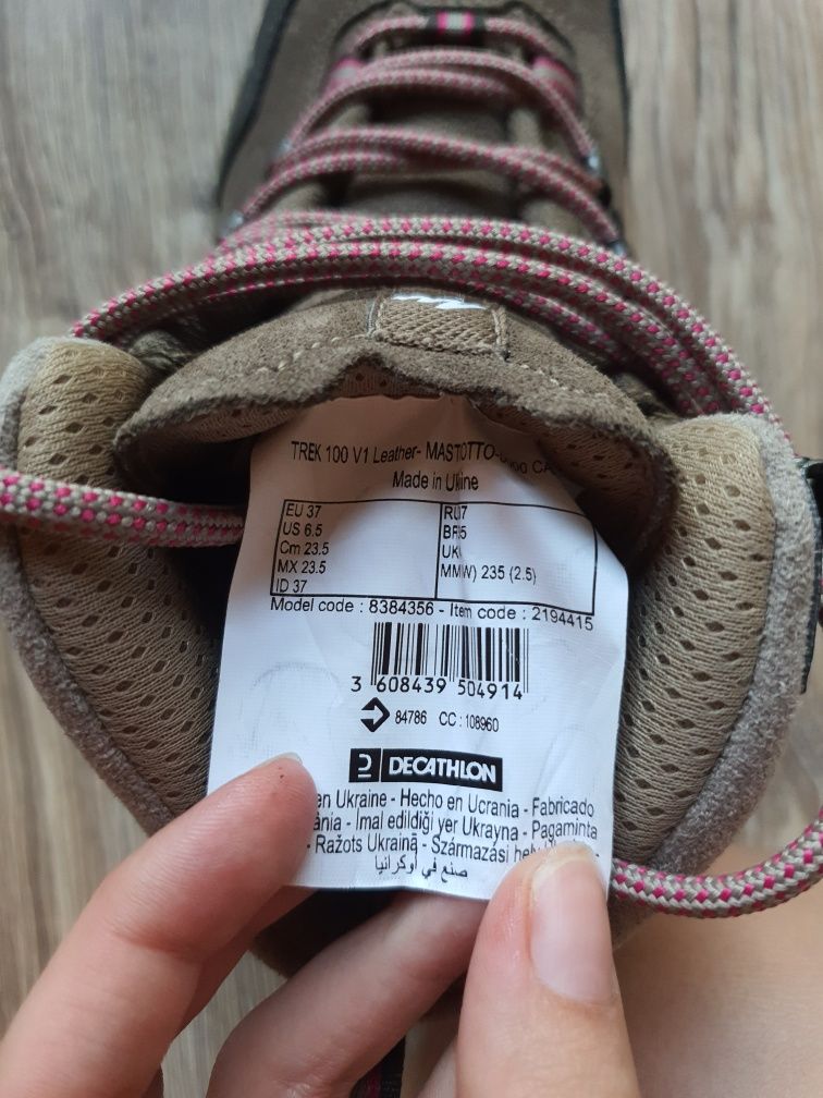 Buty górskie, buty trekkingowe, buty w góry Forclaz Quechua rozmiar 37