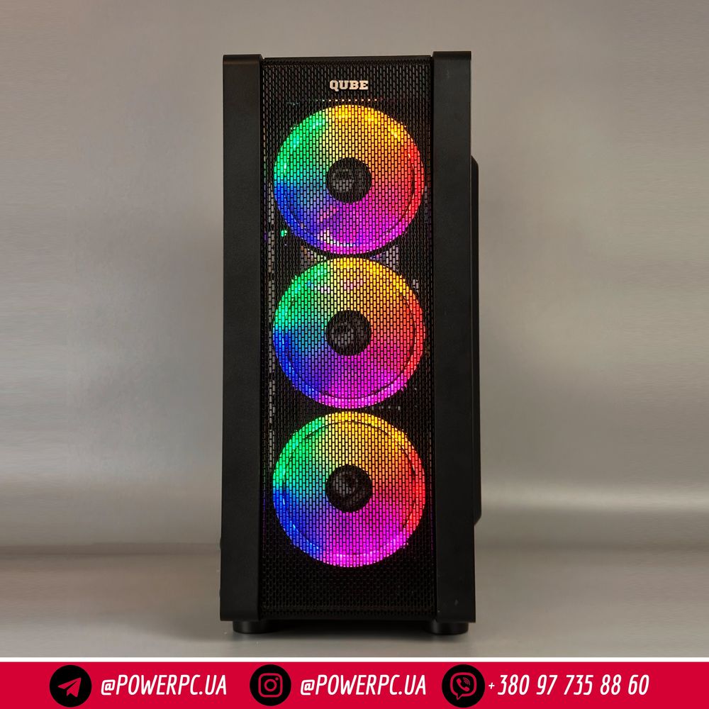 Ігровий ПК !! Ryzen 5 5500, RX 5600 XT, ОЗУ DDR4 16 gb, SSD 512gb