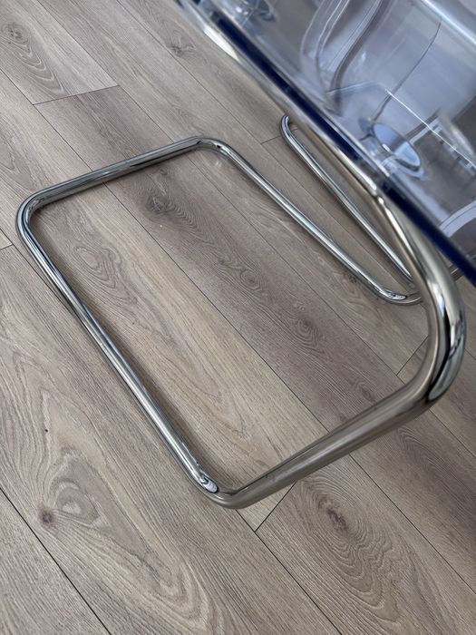 TOBIAS Krzesła, przezroczysty/chrom IKEA