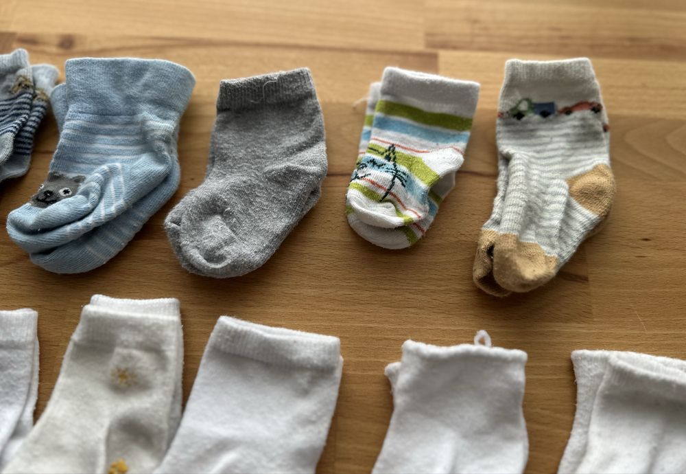 Zestaw skarpetek 12 par rozmiar 13-15