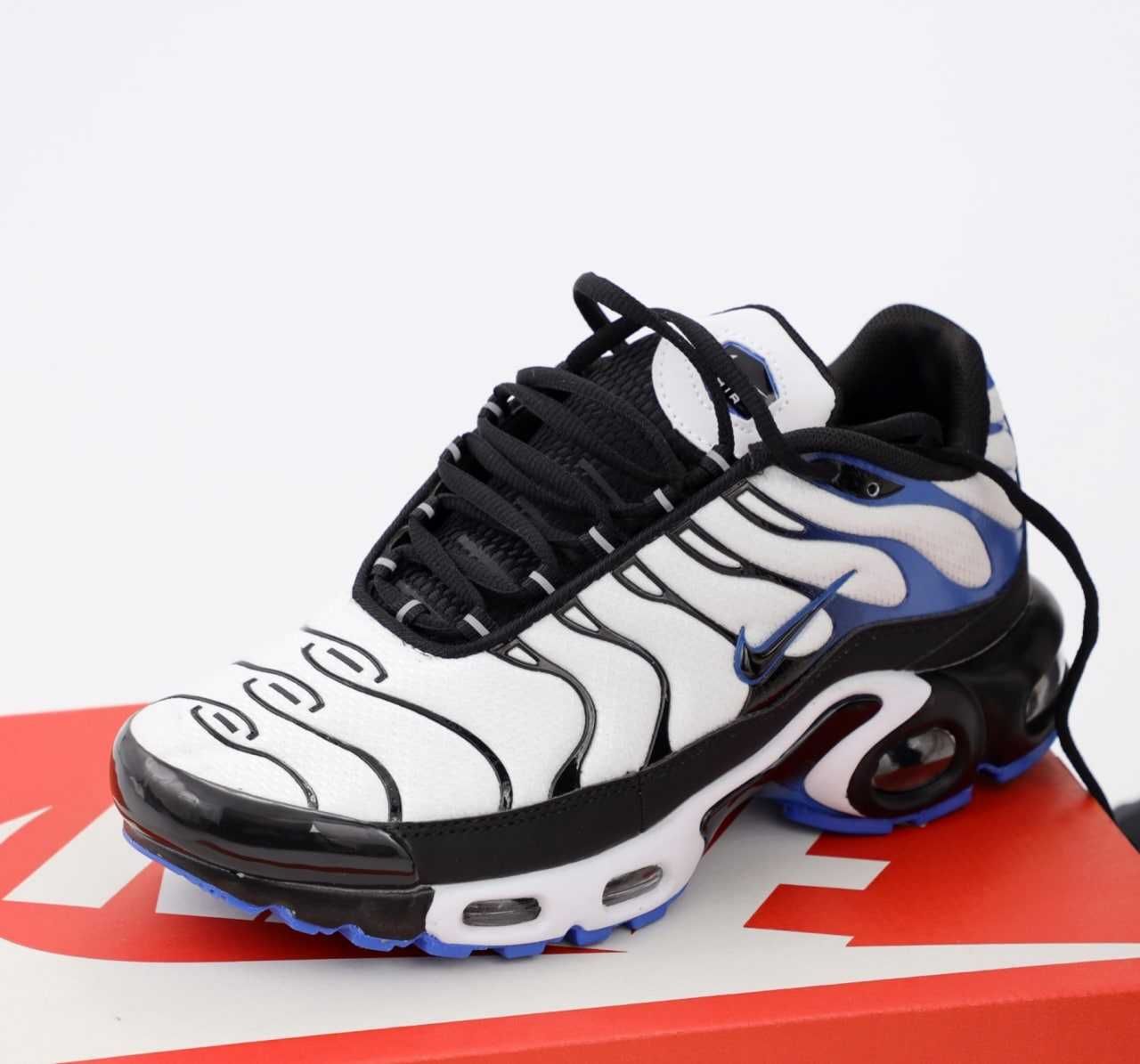 Кроссовки Nike Air Max TN Plus black/white/navy swoosh