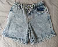 Szorty jeansowe dla dziewczynki Sinsay rozmiar 140