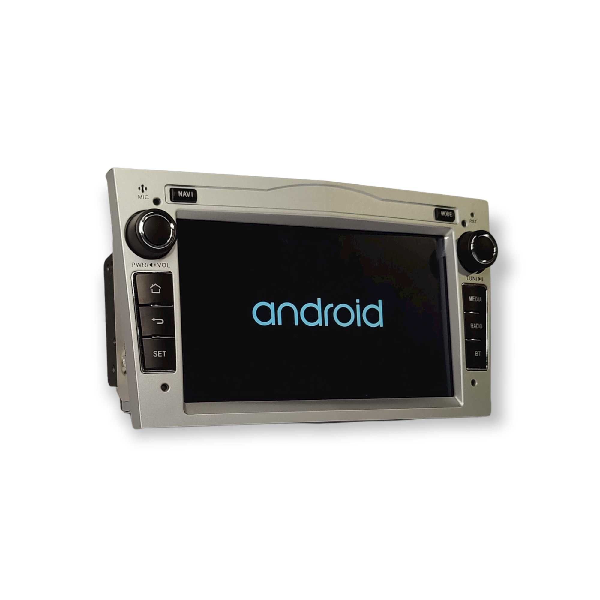 Rádio Android 2DIN para OPEL – 2GB de RAM com Wifi GPS Silver - Cinza