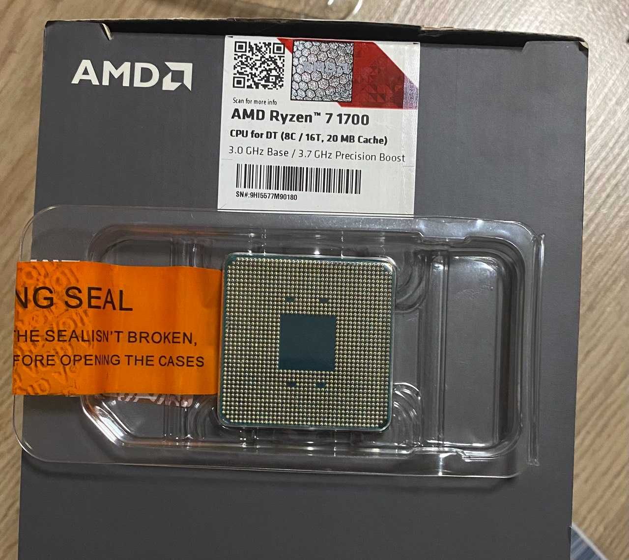 Процесор Ryzen 7 1700 боксовий з кулером