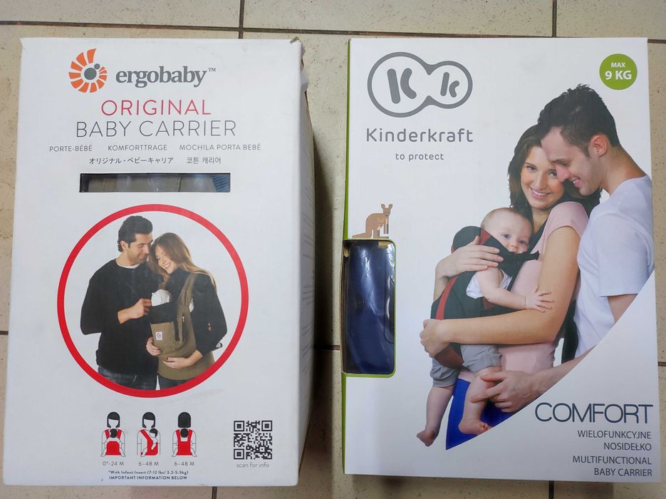 Nosidelko dla dziecka baby carrier comfort kinderkraft 2szt