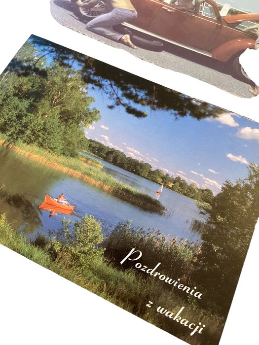 Pocztówki, ludzie, pozdrowienia, printcard, merigraf, top graphic