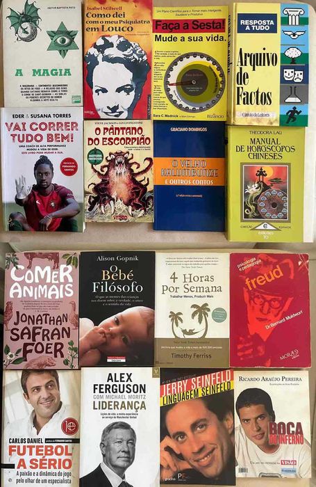 Lote de 160 livros variados a partir de 1 euro