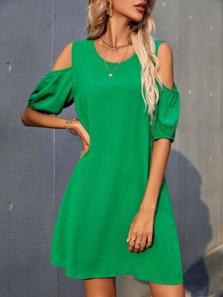 Vestido verde S -36