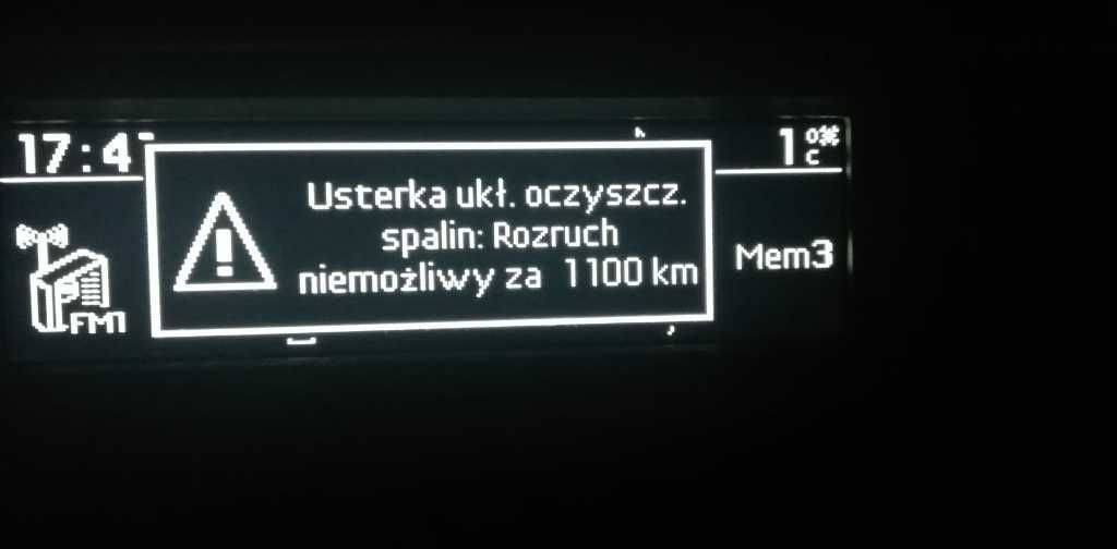 Wyłączenie wyłączanie AdBlue / SCR - - Osobowe Dostawcze Traktory