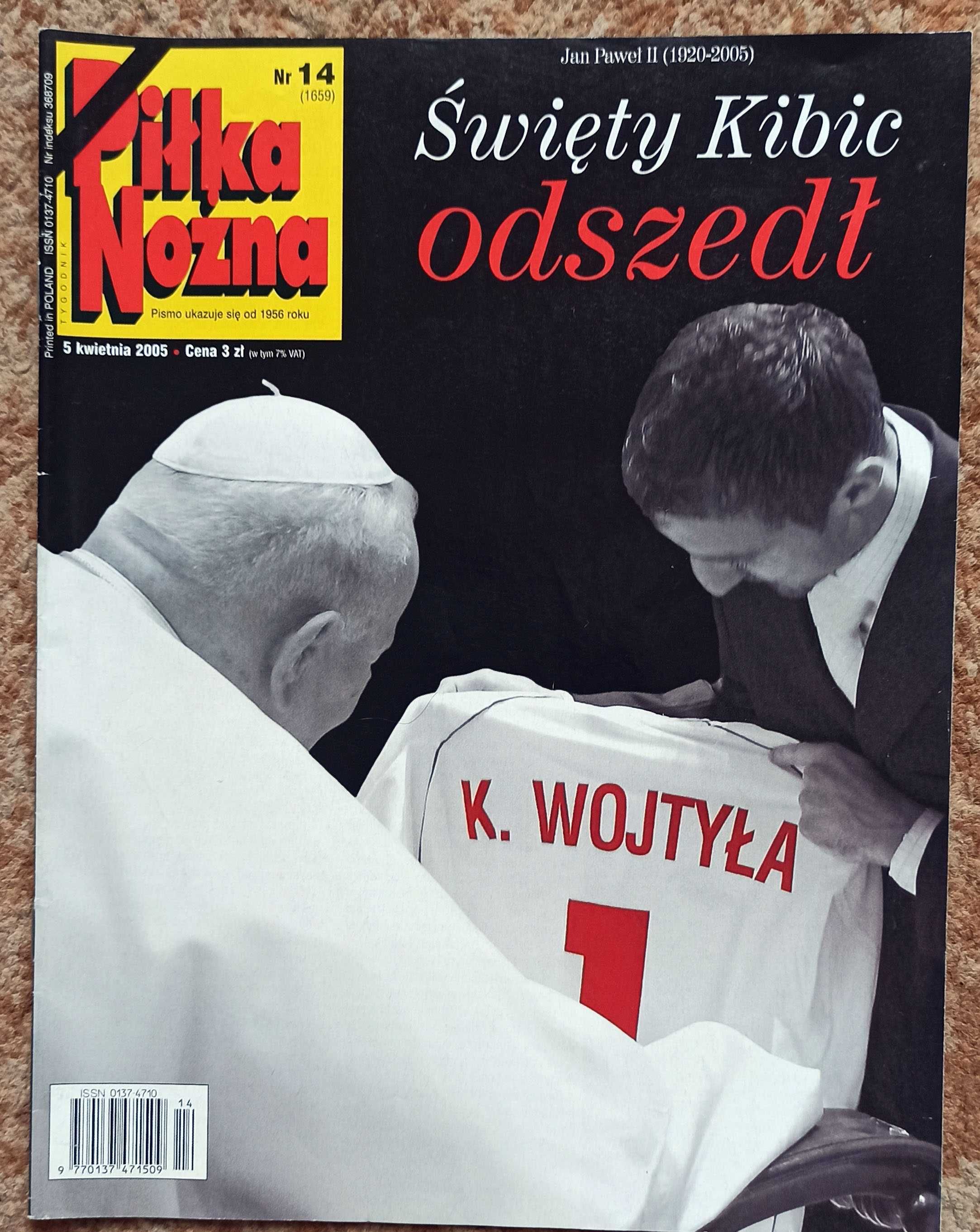 Piłka Nożna  Nr 14/2005 Jan Paweł II