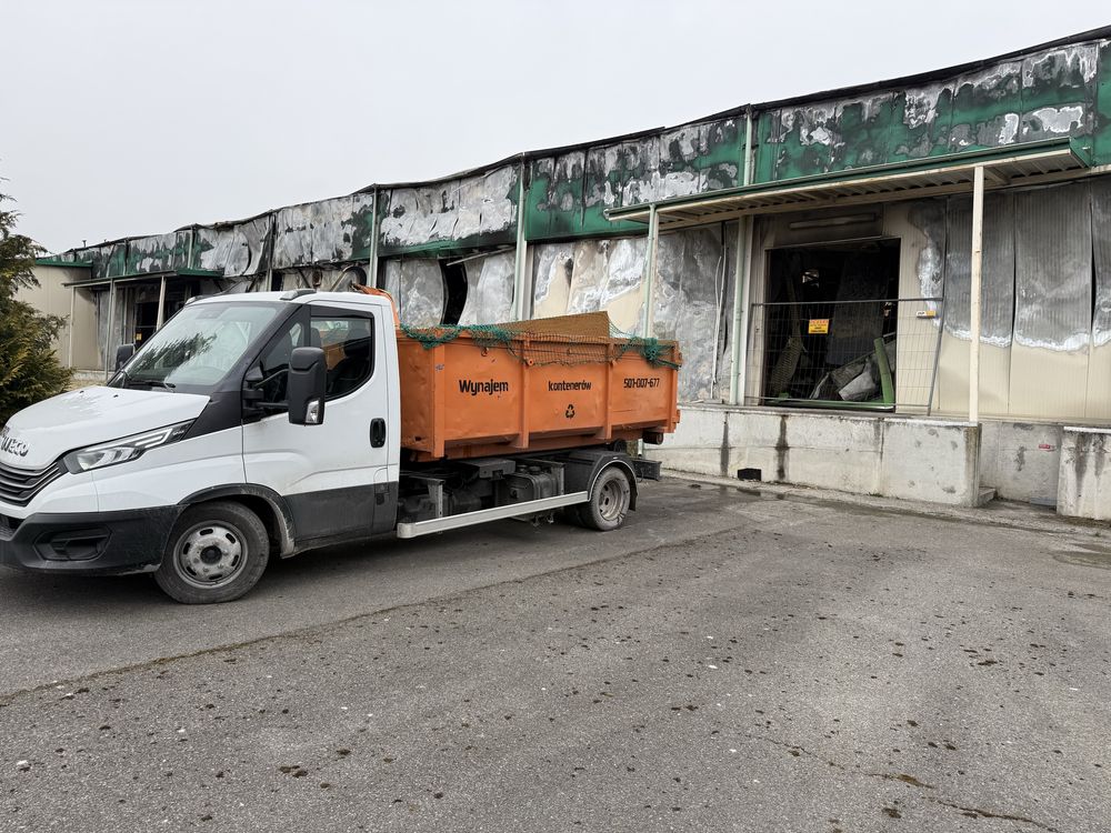 Wynajem kontenera na gruz odpady smieci
