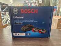 Bosch Akumulatory 18V 5,0Ah (x2) i ładowarka GBA + GAL 1880 CV