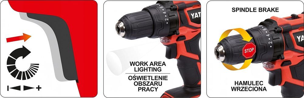 Wkrętarka Bezszczotkowa 18v 2.0ah Yt-82794 Yato