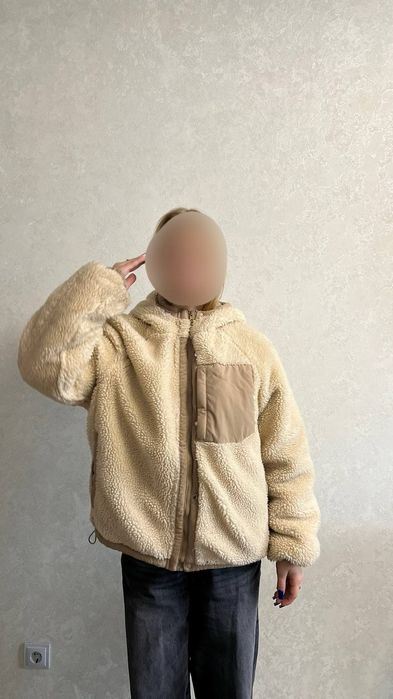 Двостороння зимова куртка. Куртка тедді