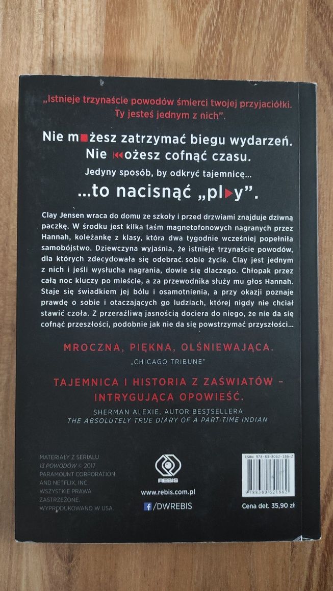 13 powodów Jay Asher