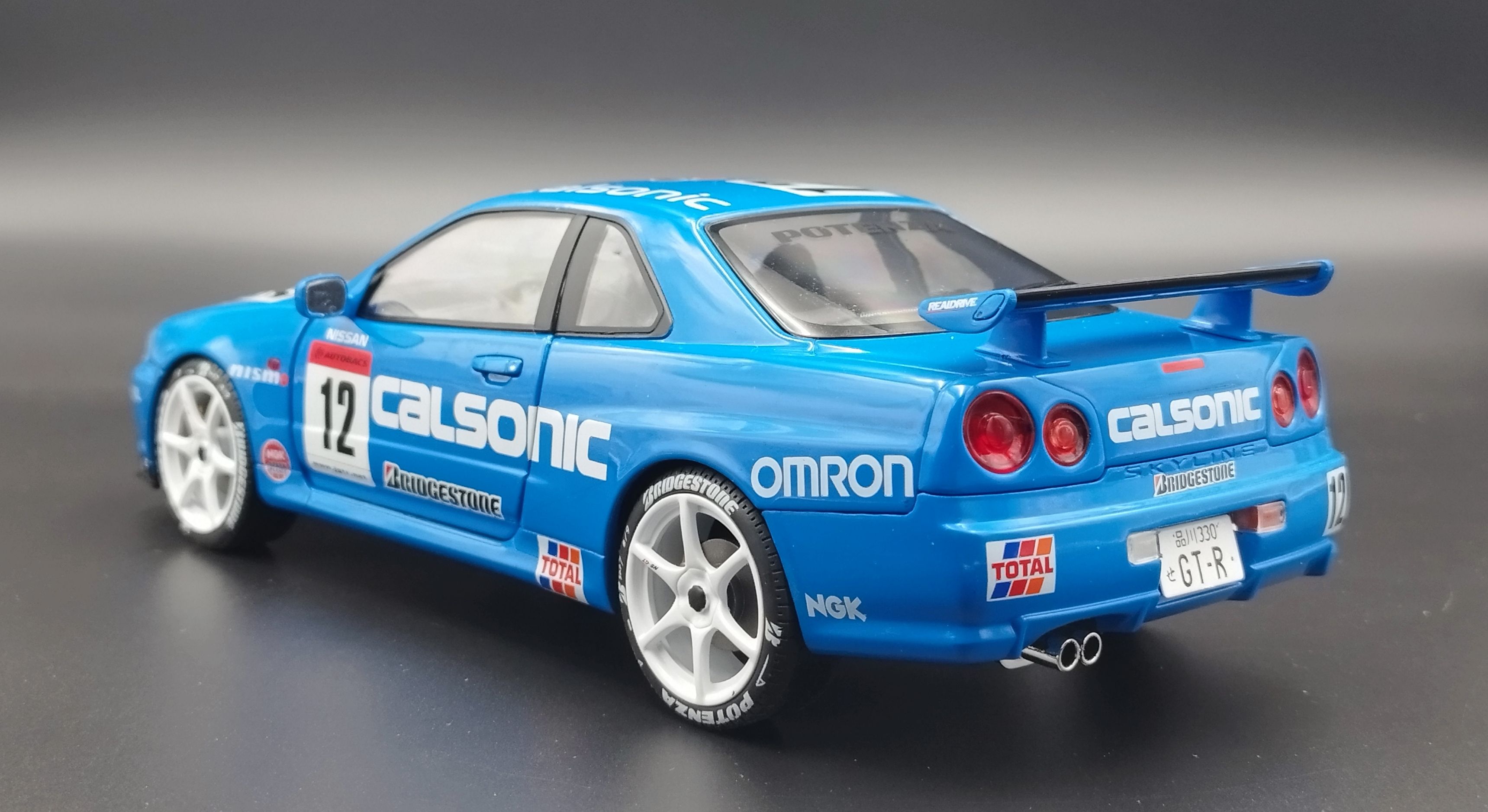 1:18 Solido 2000 Nissan Skyline GT-R  R34 Streetfighter Calsonic model