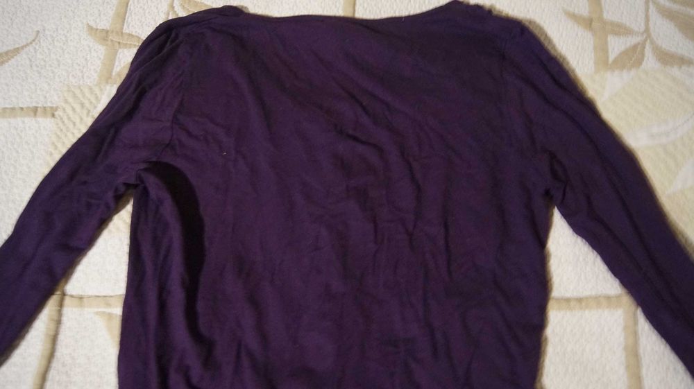 koszula elegancka fioletowa ozdoby r. M