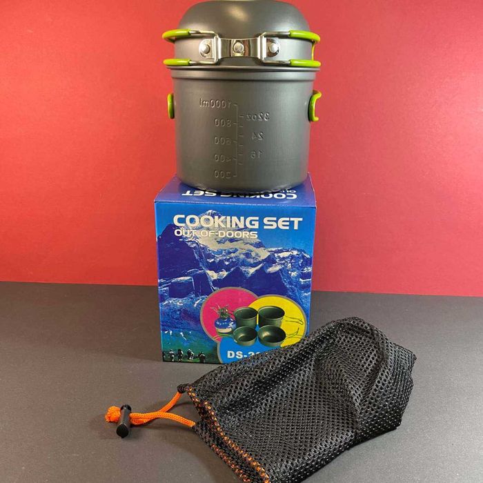 Кемпинговый набор посуды 4 кастрюли з чохлом