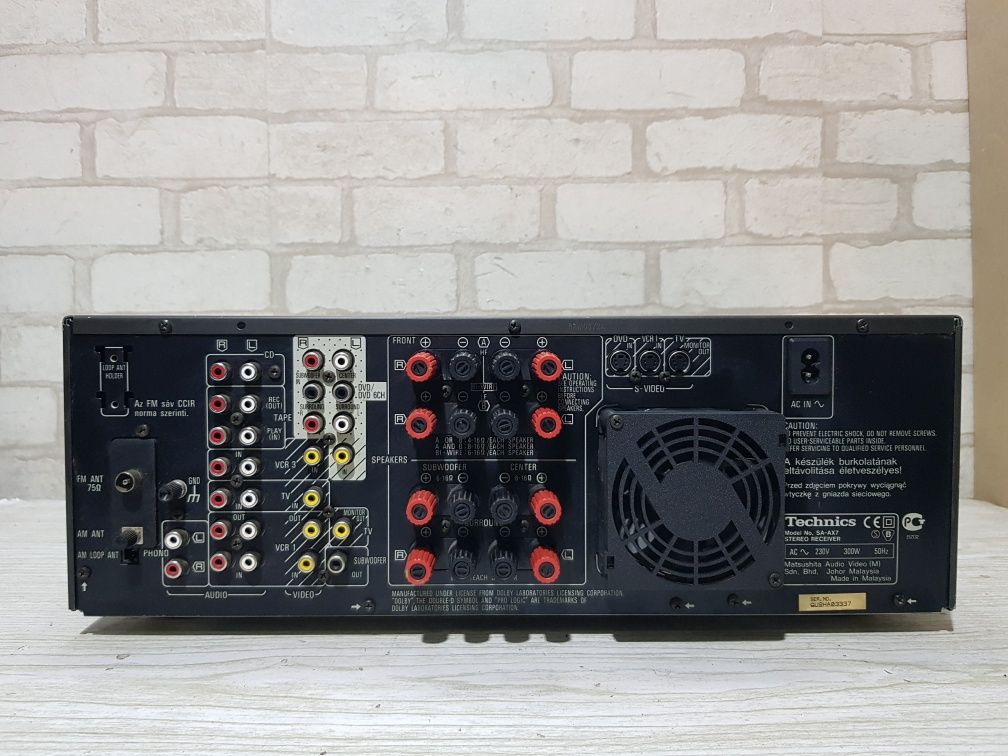 6.1AV Стерео ресивер/підсилювач Technics SA-AX 7 6×100Вт б/у з Німеччи