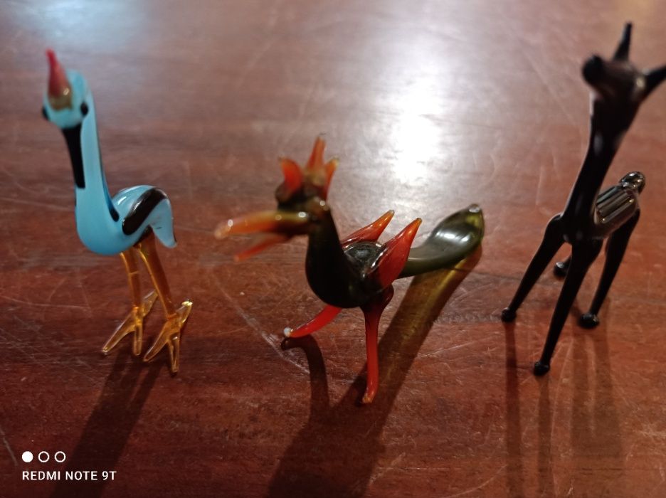 Miniaturas de Animais em vidro