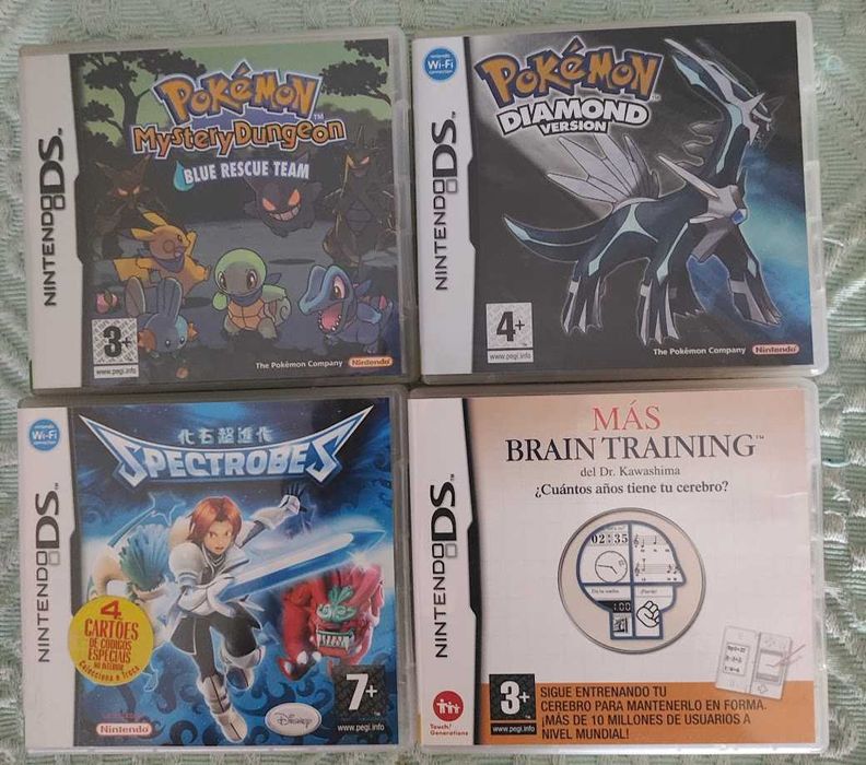 Jogos Nintendo DS - Pokémon Diamond, Mystery Dungeon, Spectrobes