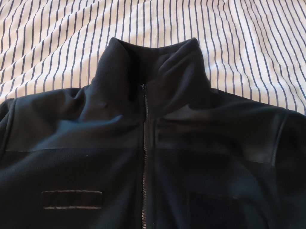 Bluza polarowa, polar czarny, klasa mundurowa rozm. M