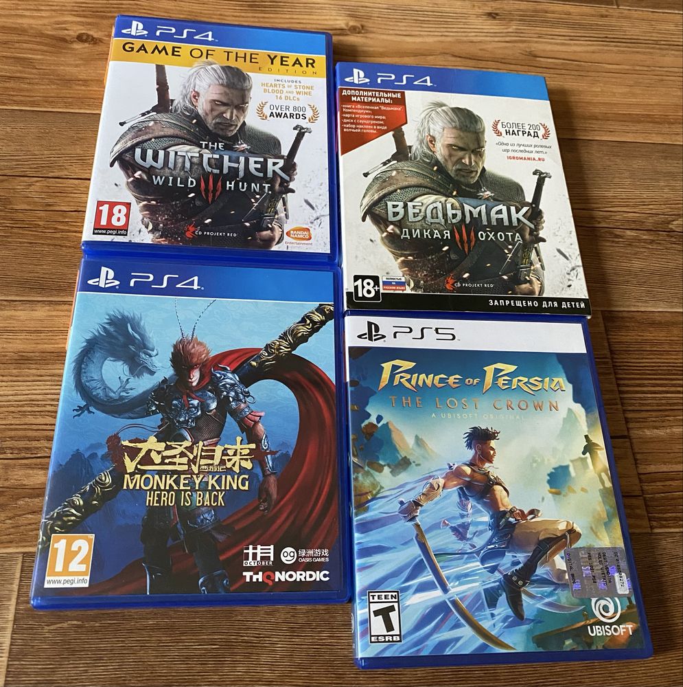 Sony PS4: Final Fantasy, FarCry, Witcher, God of War, A Way Out, Knack